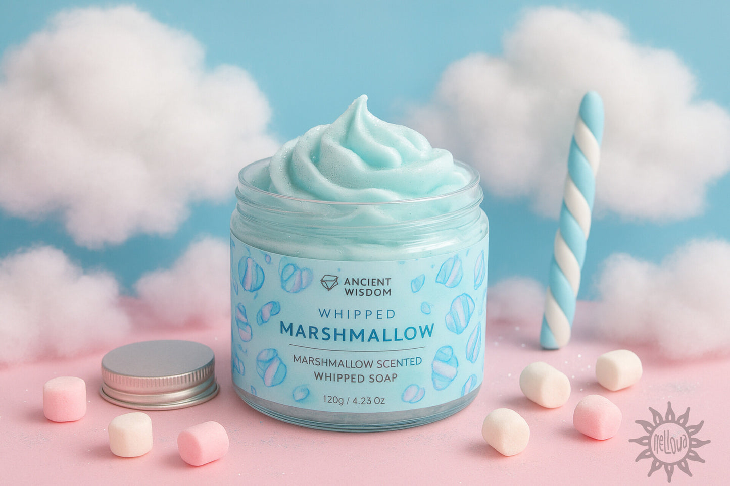 Savon crème fouettée - GUIMAUVE - 120g