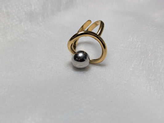 Bague "Serment d'Or et d'Argent" - Dualis