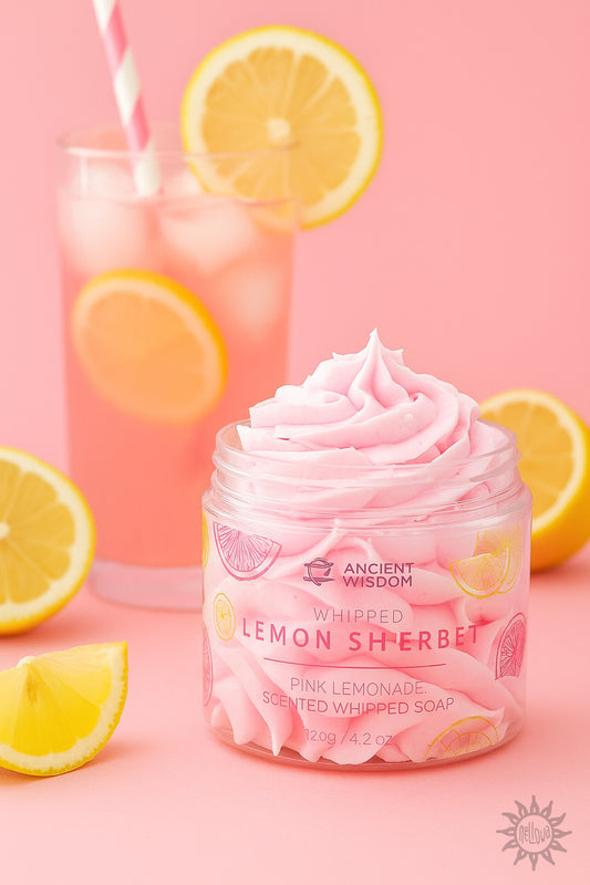 Savon crème fouettée - LIMONADE ROSE - 120g