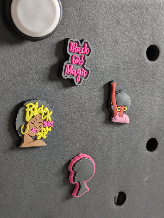 Charms collection "Black girl"