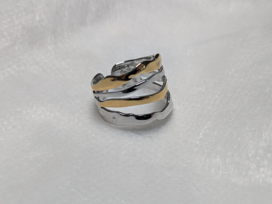 Bague "Serment d'Or et d'Argent" - Liora